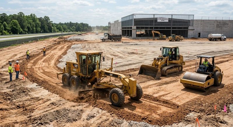 Parking Lot Excavation in Canton, GA